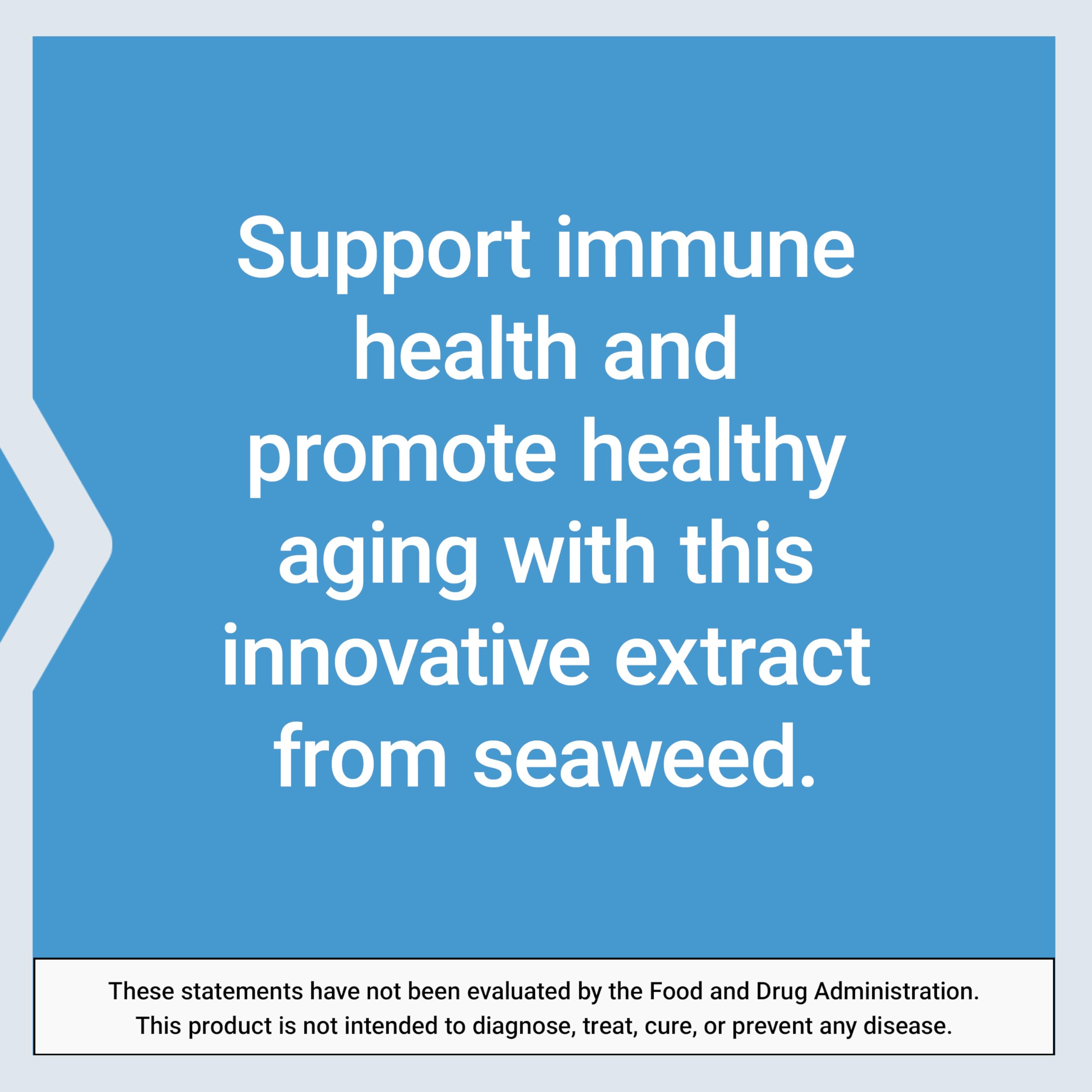 Life Extension Optimized Fucoidan capsules with measuring spoon