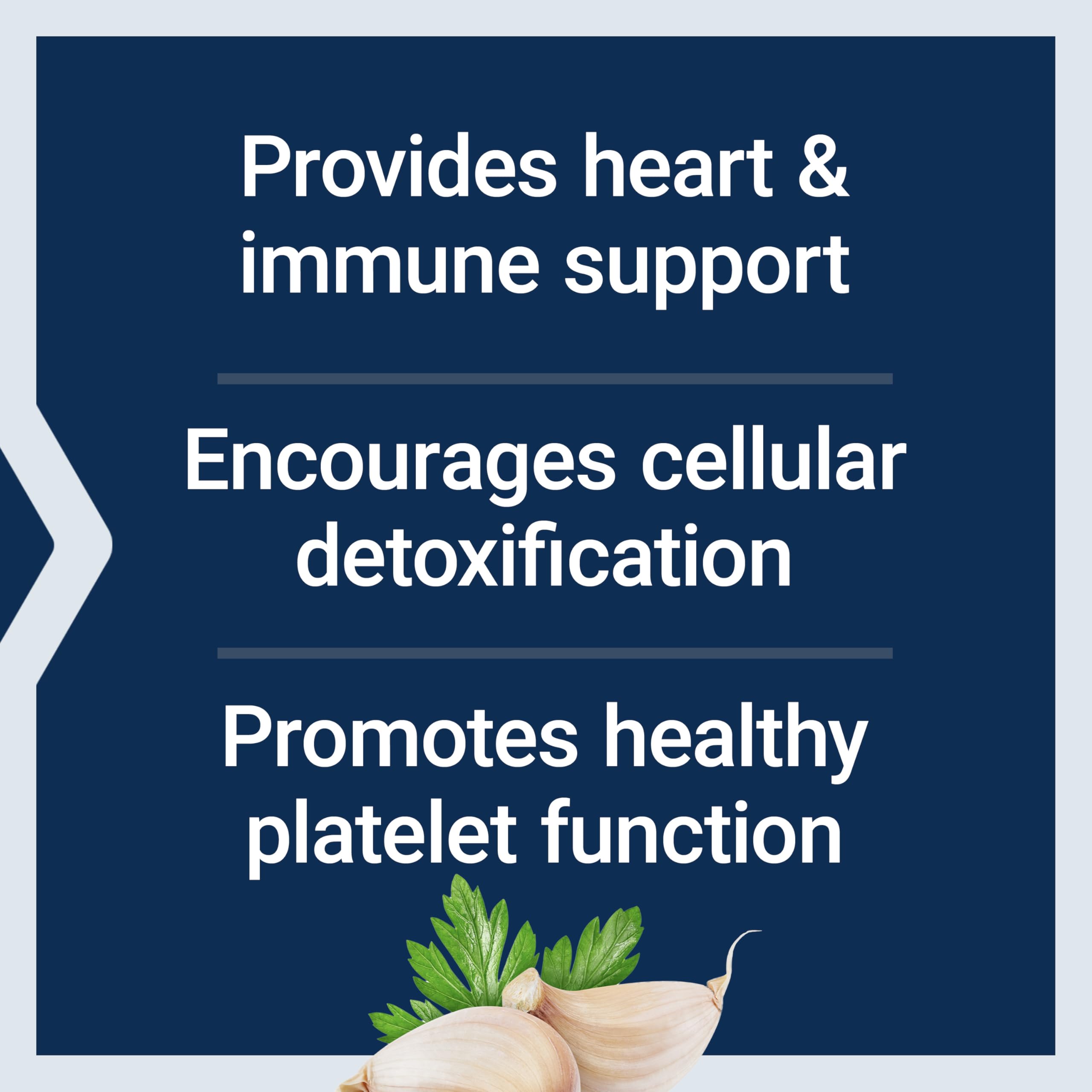 Life Extension Optimized Garlic 1200 mg bottle side view