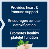 Life Extension Optimized Garlic 1200 mg bottle side view