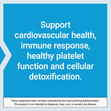 Life Extension Optimized Garlic 1200 mg bottle with ingredients