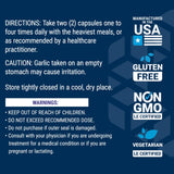 Life Extension Optimized Garlic 1200 mg capsule opened
