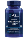 Life Extension Optimized Resveratrol Elite 222mg capsule bottle front view