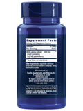 Life Extension Peony daily wellness 600mg 60 capsules side view