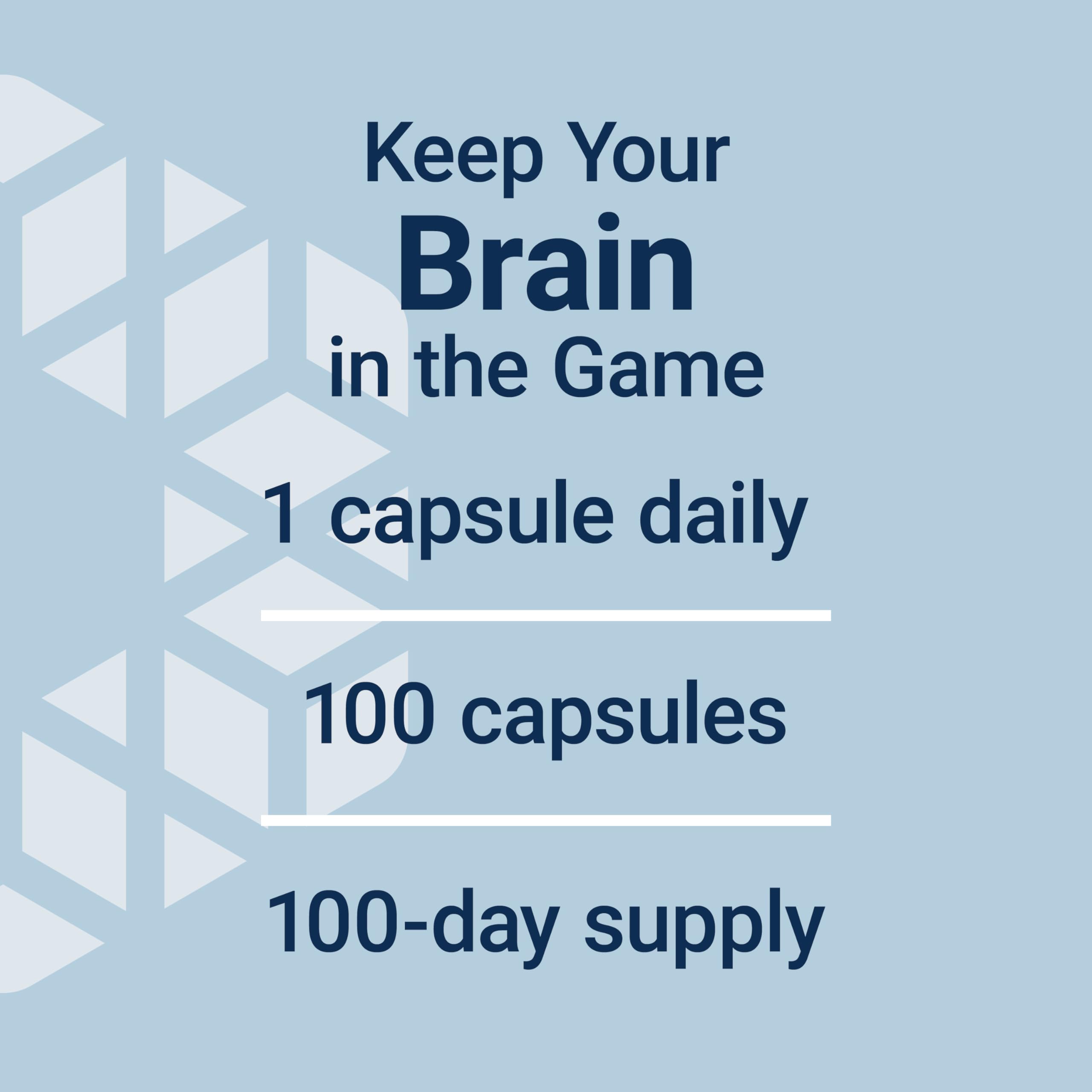 Life Extension Phosphatidylserine Capsules 100mg capsules on a table