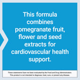 Life Extension Pomegranate Complete supplement capsules in a glass