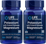 Life Extension Potassium 99mg with Extend-Release Magnesium 250mg front view