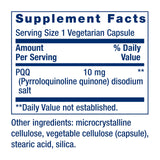 Life Extension PQQ 10 mg Multivitamin Capsules side view