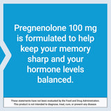 Life Extension Pregnenolone Supplement 100 mg ingredients list