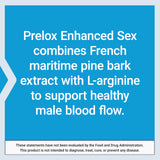 Life Extension Prelox support Sex 720mg capsules on a wooden table