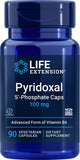 Life Extension Pyridoxal 5-Phosphate 100mg 90 Capsules front view