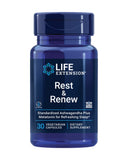 Life Extension Rest and Renew 30 capsules front view