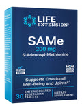 Life Extension SAMe 200mg supplement front view with packaging