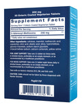 Life Extension SAMe 200mg supplement side view of the bottle