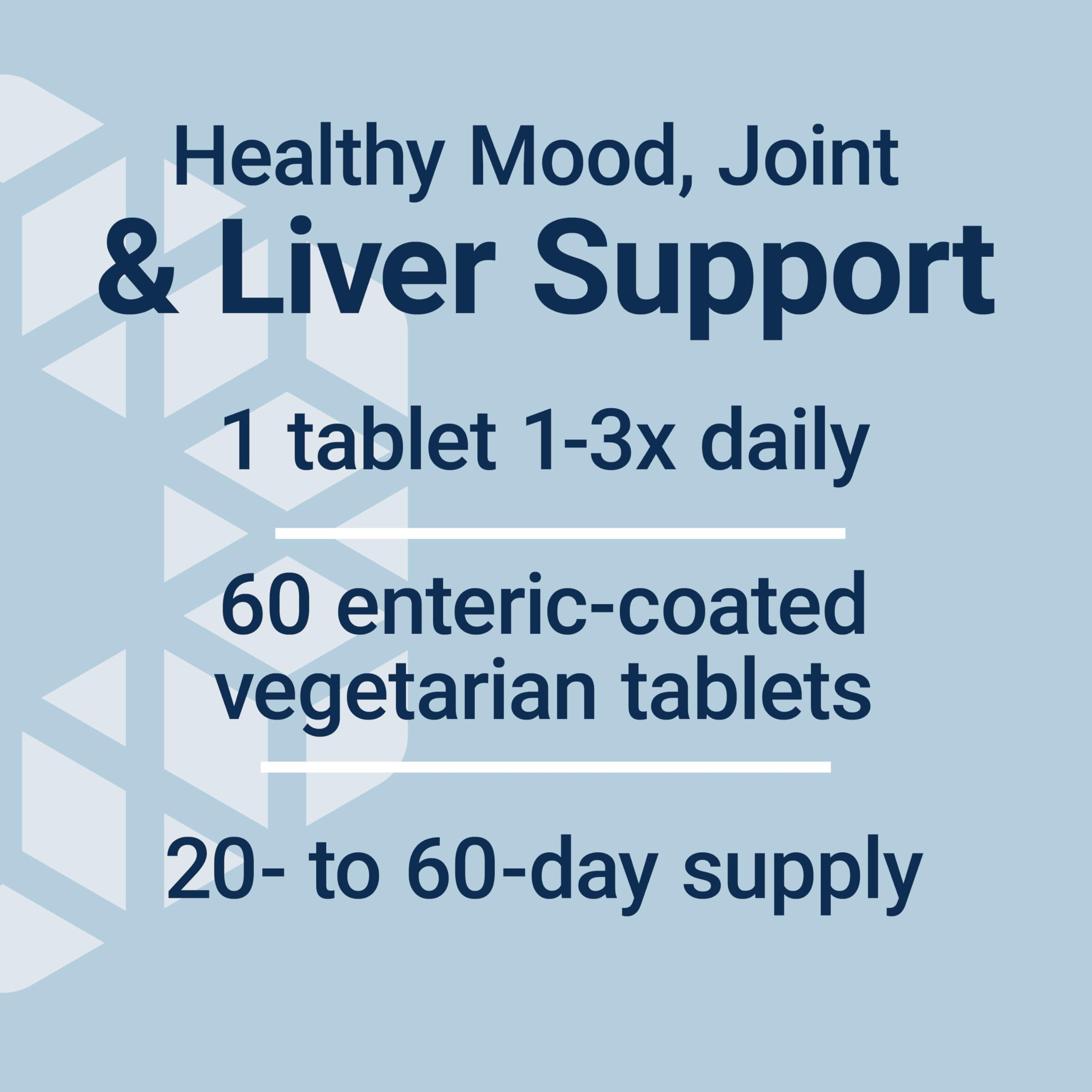 Life Extension SAMe 400mg supplement with ingredients list