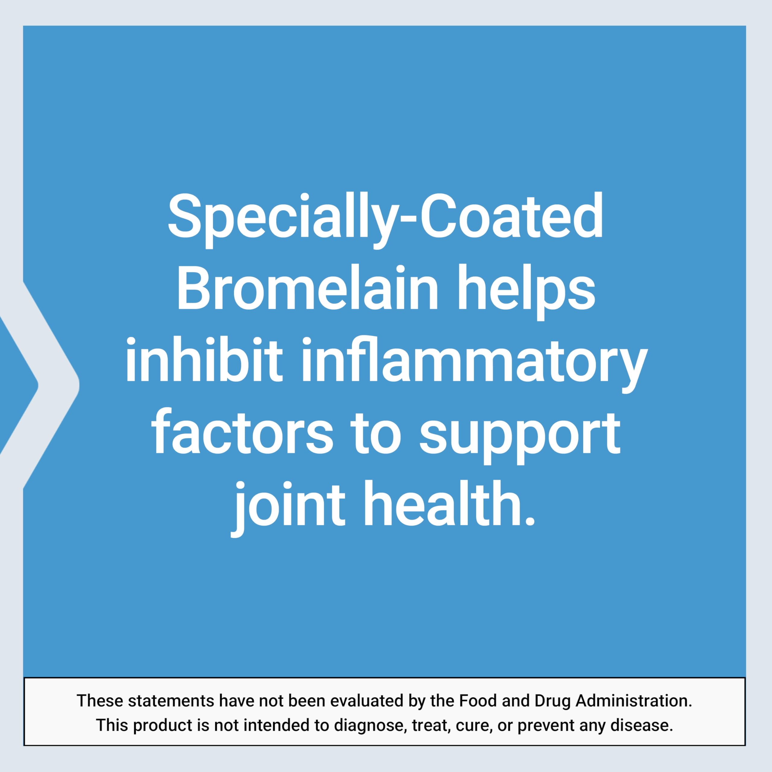 Life Extension Specially-Coated Bromelain 500mg with a measuring spoon