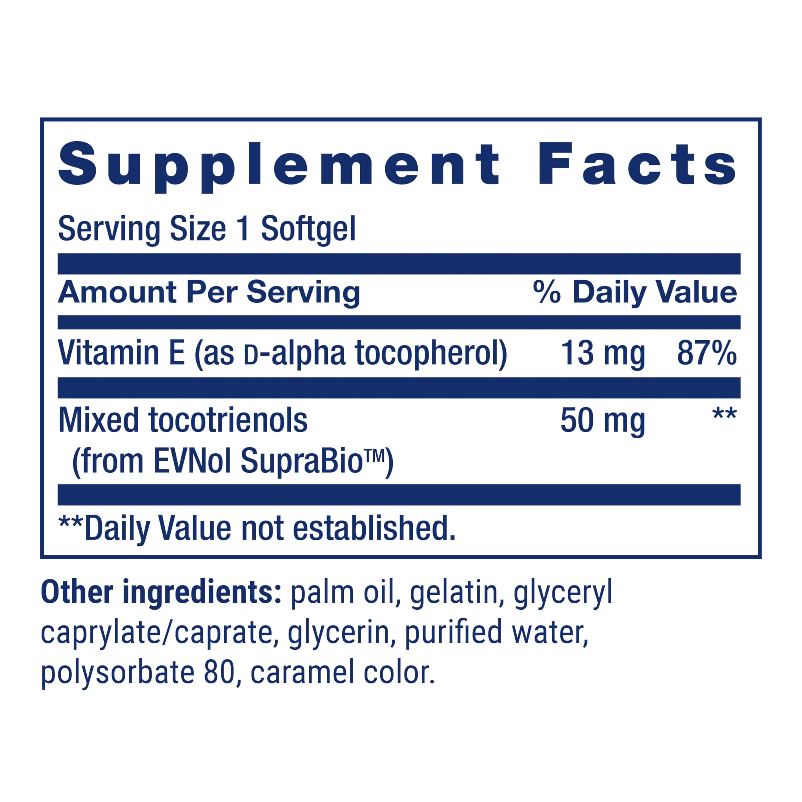 Life Extension Super Absorbable Tocotrienols softgels close-up