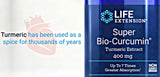 Life Extension Super Bio Curcumin 400mg Capsules opened bottle