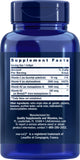 Life Extension Super K Vitamin K Supplement bottle side view