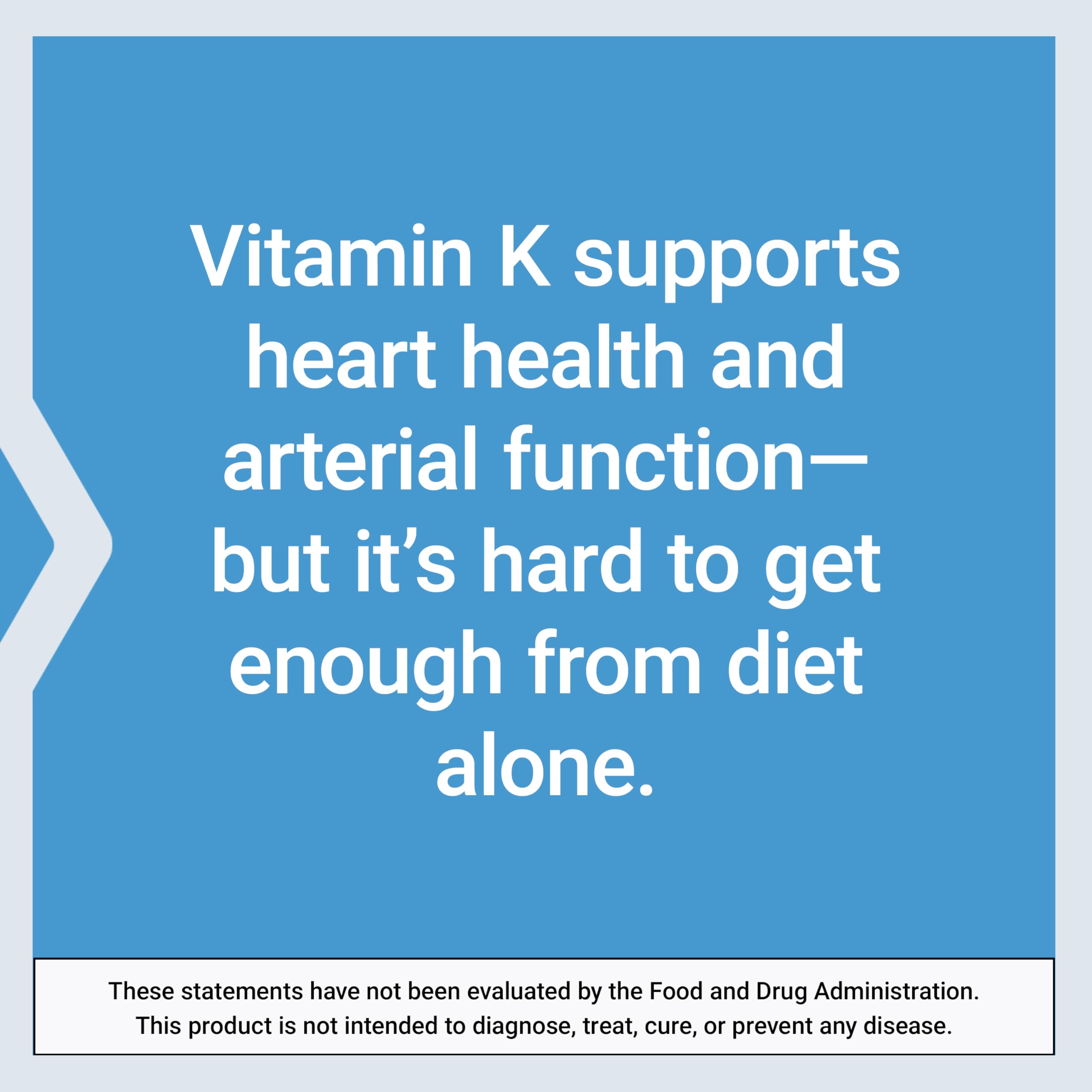 Life Extension Super K Vitamin K1 and K2 supplement ingredients list