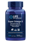 Life Extension Super Omega-3 120 softgels front view