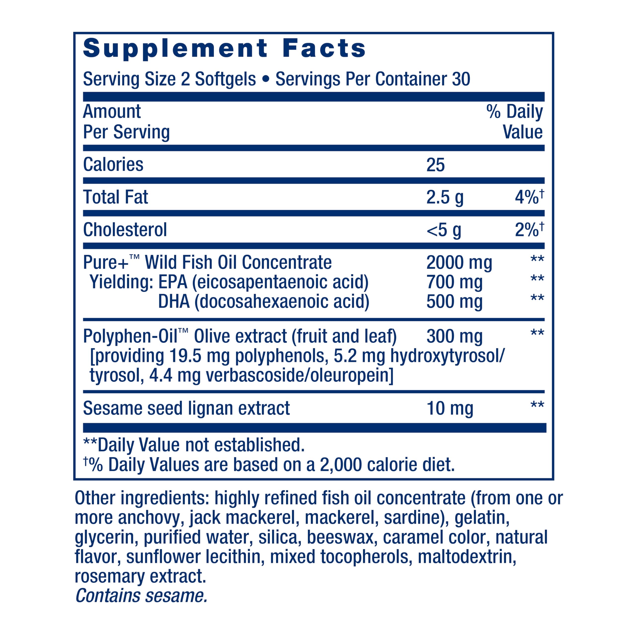 Life Extension Super Omega-3 Fish Oil 2000mg bottle with capsules