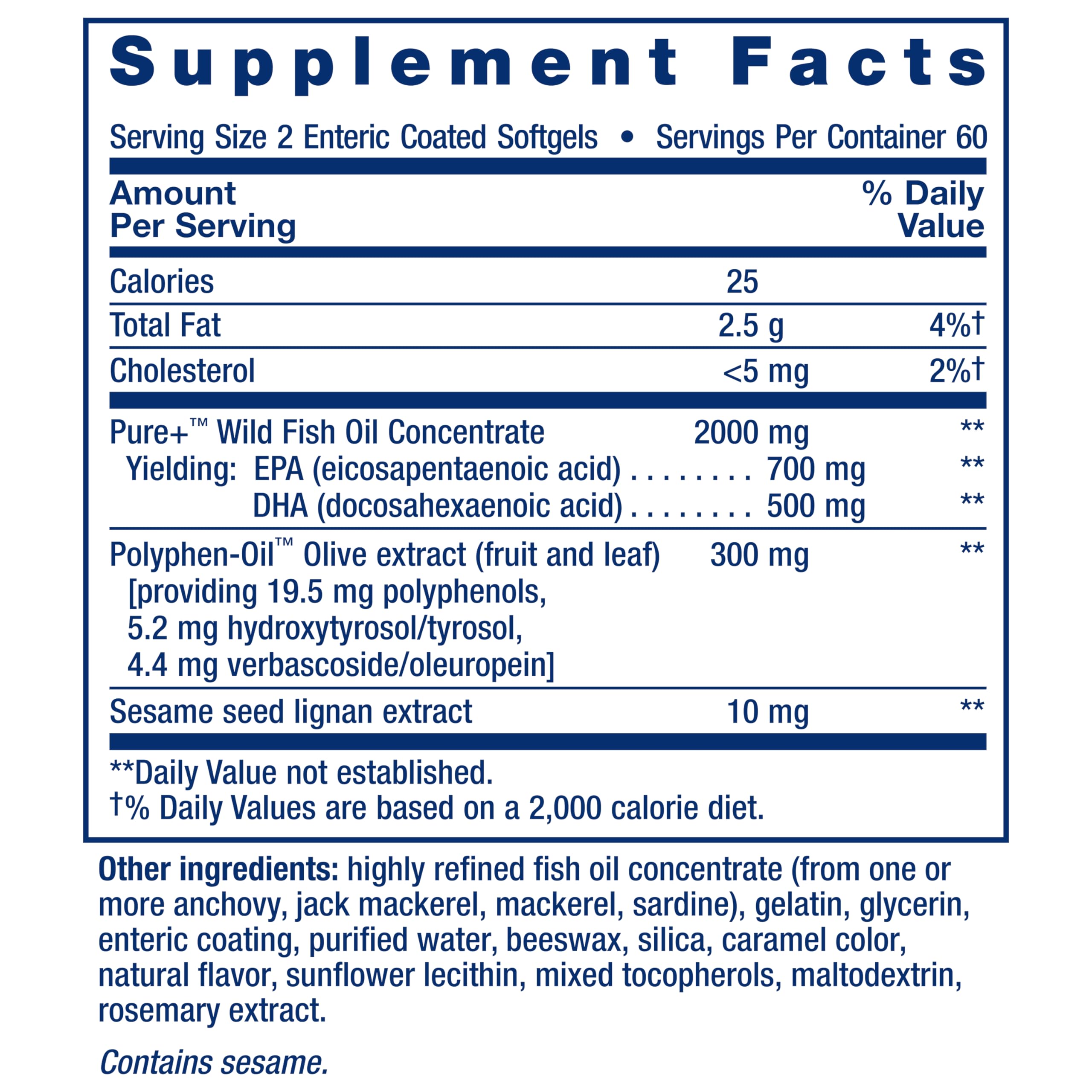 Life Extension Super Omega-3 Fish Oil 2000mg capsule close-up