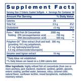 Life Extension Super Omega-3 Softgels showing softgel size