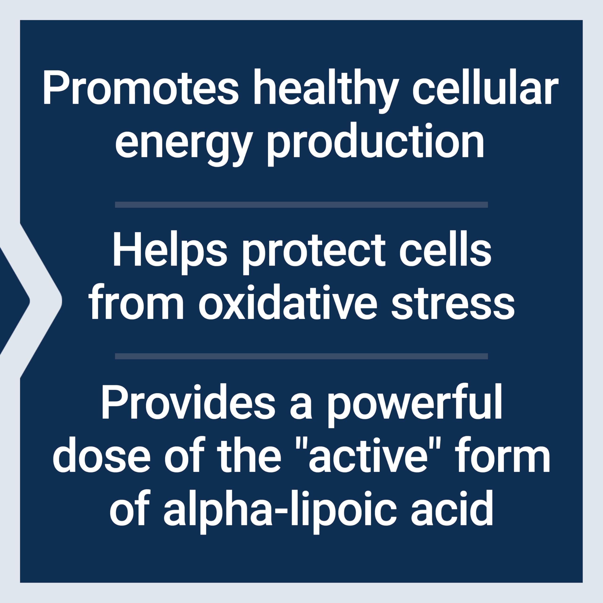 Life Extension Super R-Lipoic Acid 240mg bottle side view