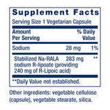 Life Extension Super R-Lipoic Acid 240mg capsule close-up