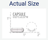 Life Extension Super R-Lipoic Acid capsules on a wooden surface