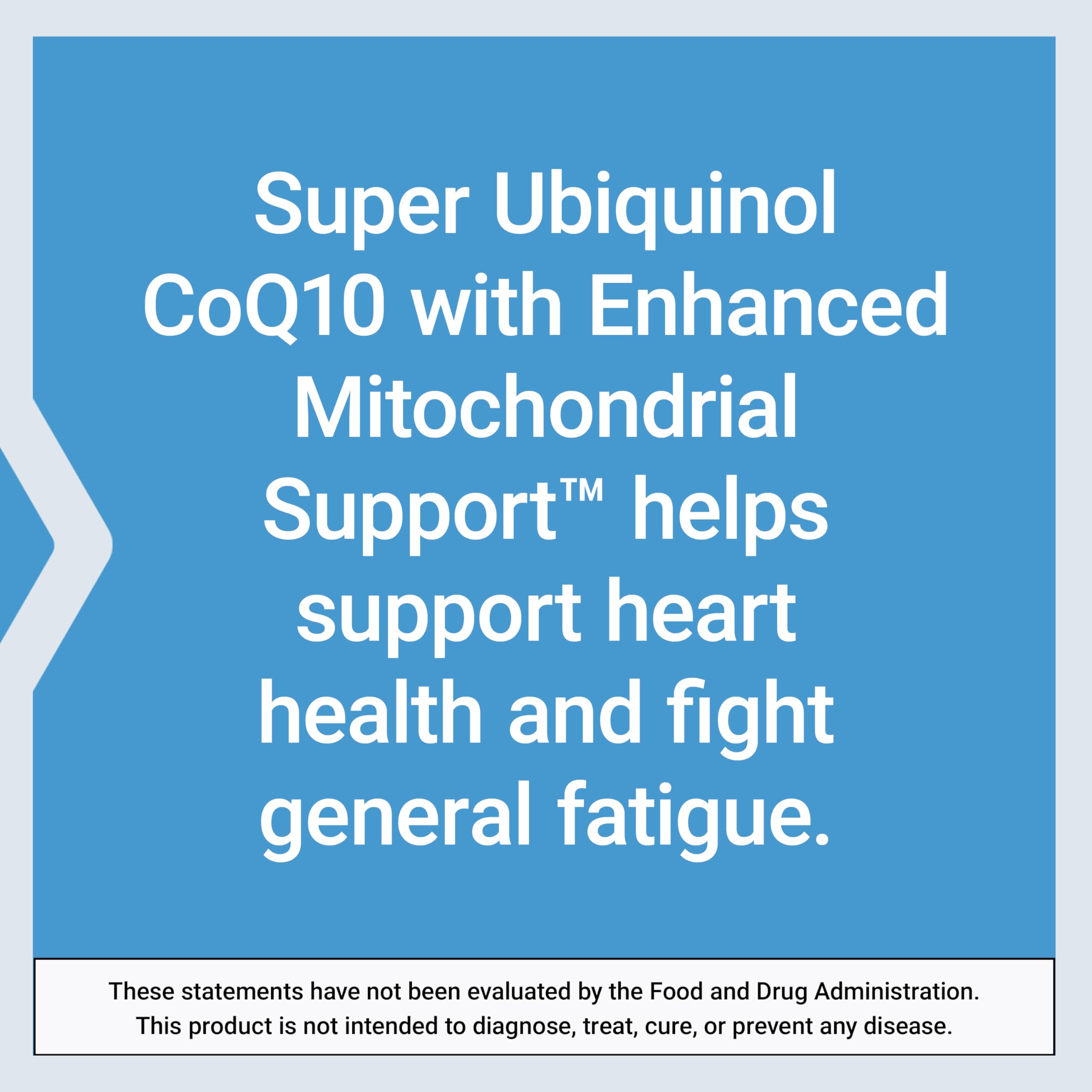 Life Extension Super Ubiquinol CoQ10 100mg softgel in hand
