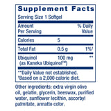 Life Extension Super Ubiquinol CoQ10 100mg softgels side view