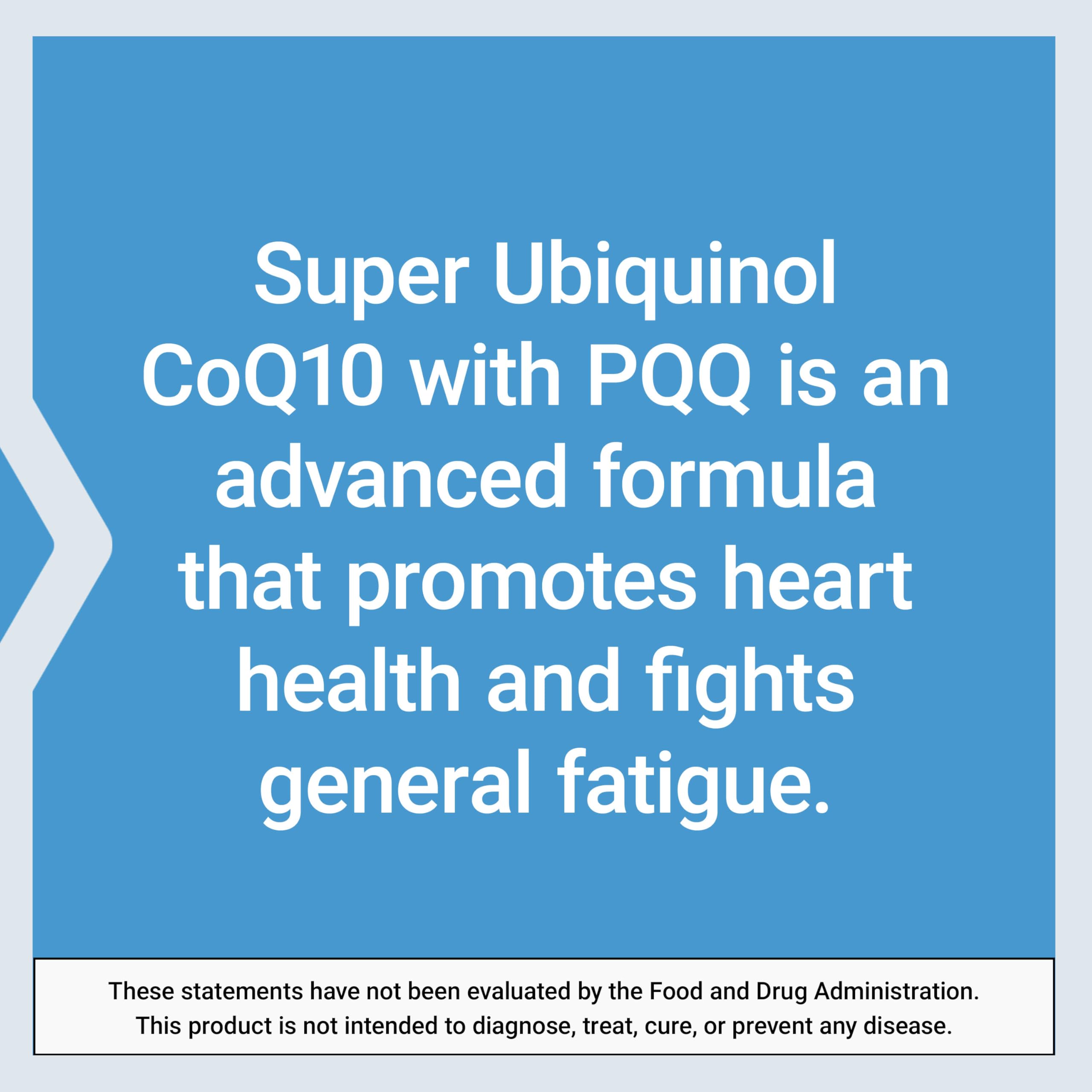 Life Extension Super Ubiquinol CoQ10 with PQQ 100mg softgel ingredients list