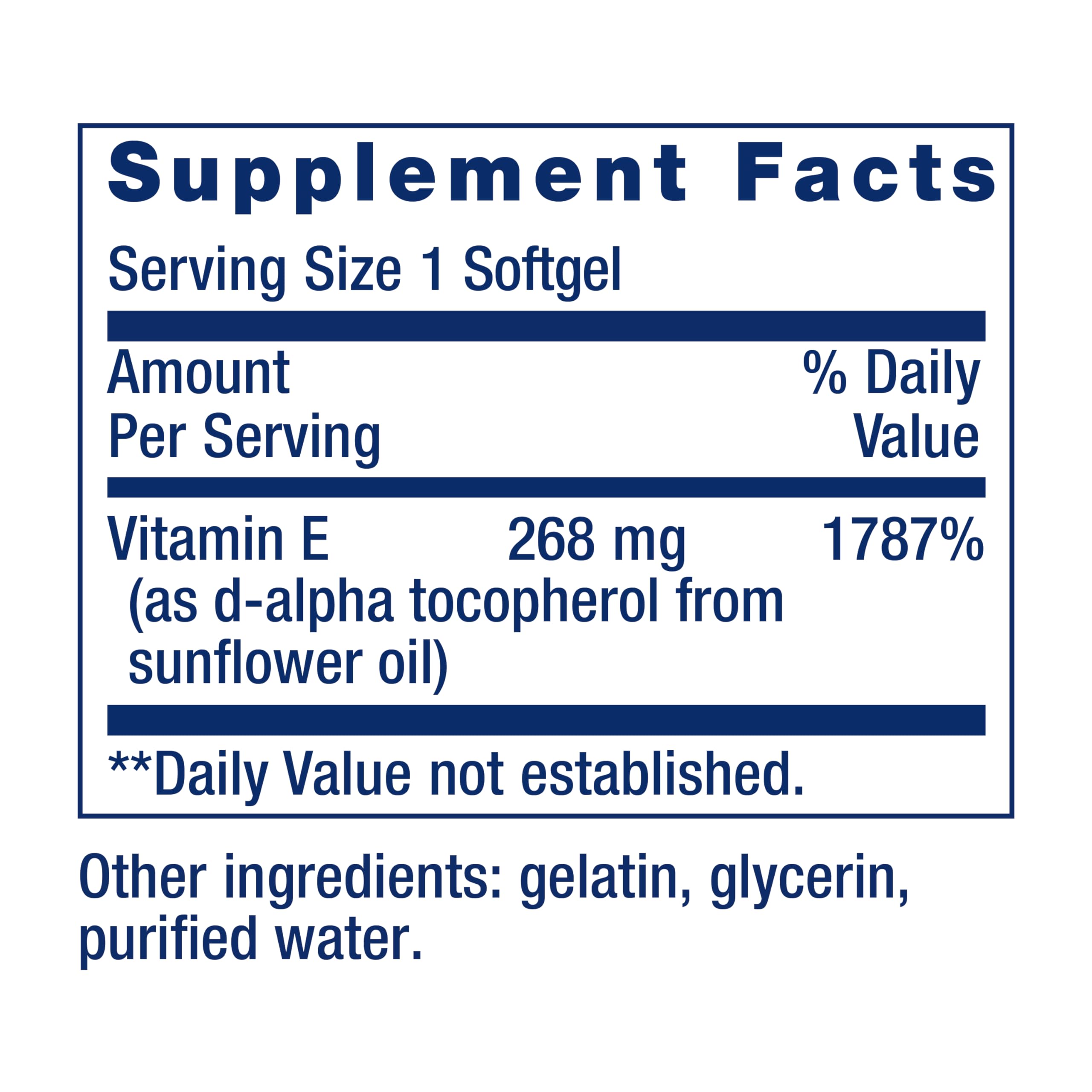 Life Extension Super Vitamin E 400IU Softgels packaging