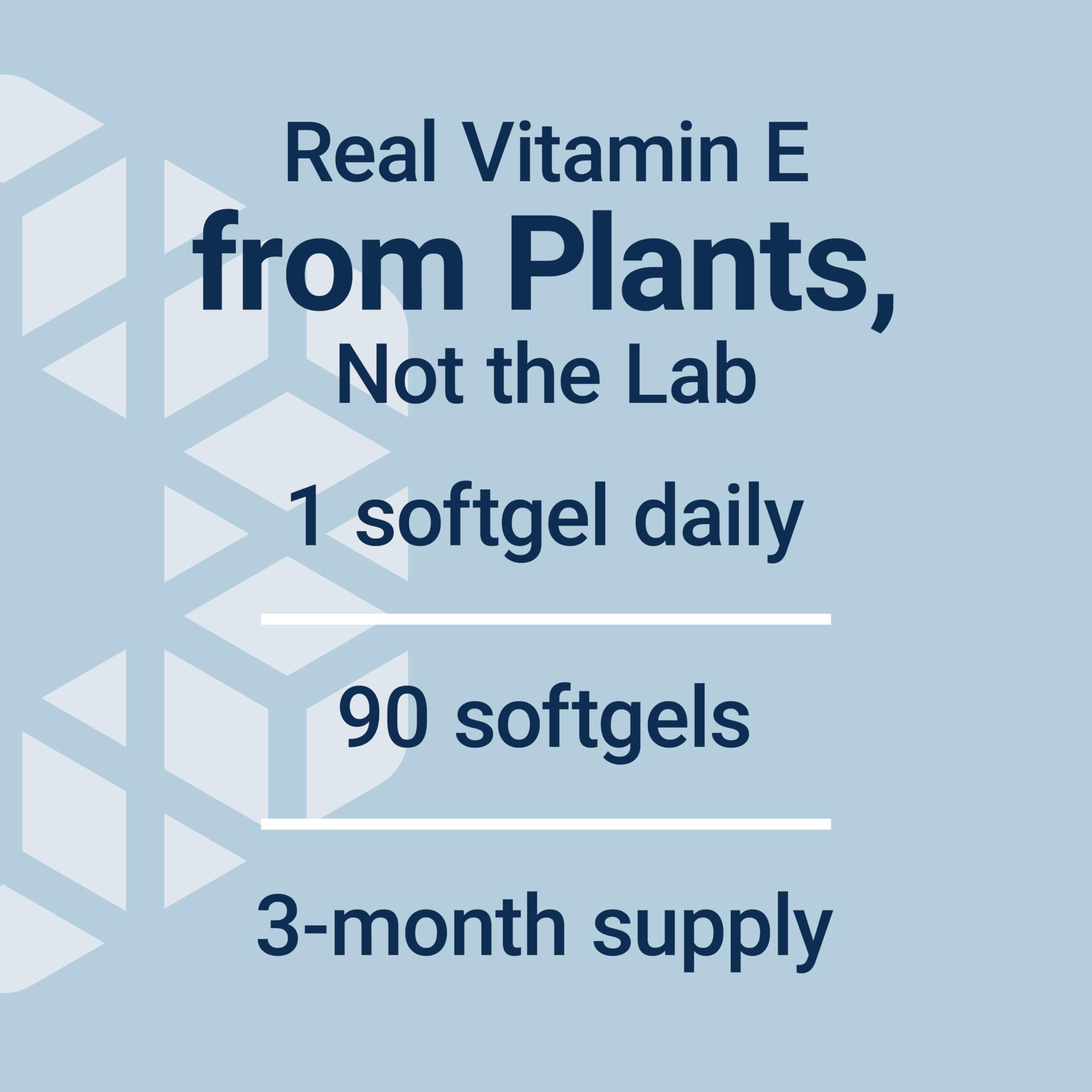 Life Extension Super Vitamin E 400IU Softgels side view