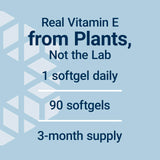 Life Extension Super Vitamin E 400IU Softgels side view