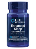 Life Extension support Sleep Without Melatonin 30 Capsules front view