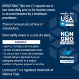 Life Extension support Super daily Enzymes ingredients list on the back of the bottle