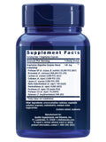 Life Extension support Super daily Enzymes side view showing capsule details
