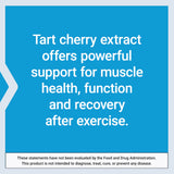 Life Extension Tart Cherry Powder 480mg capsule bottle back view