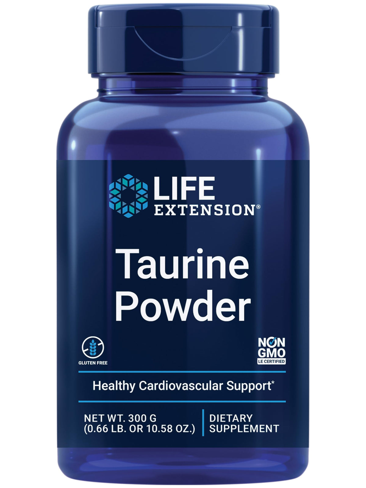 Life Extension Taurine Supplement 750mg front view