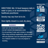 Life Extension Taurine Supplement 750mg ingredients list