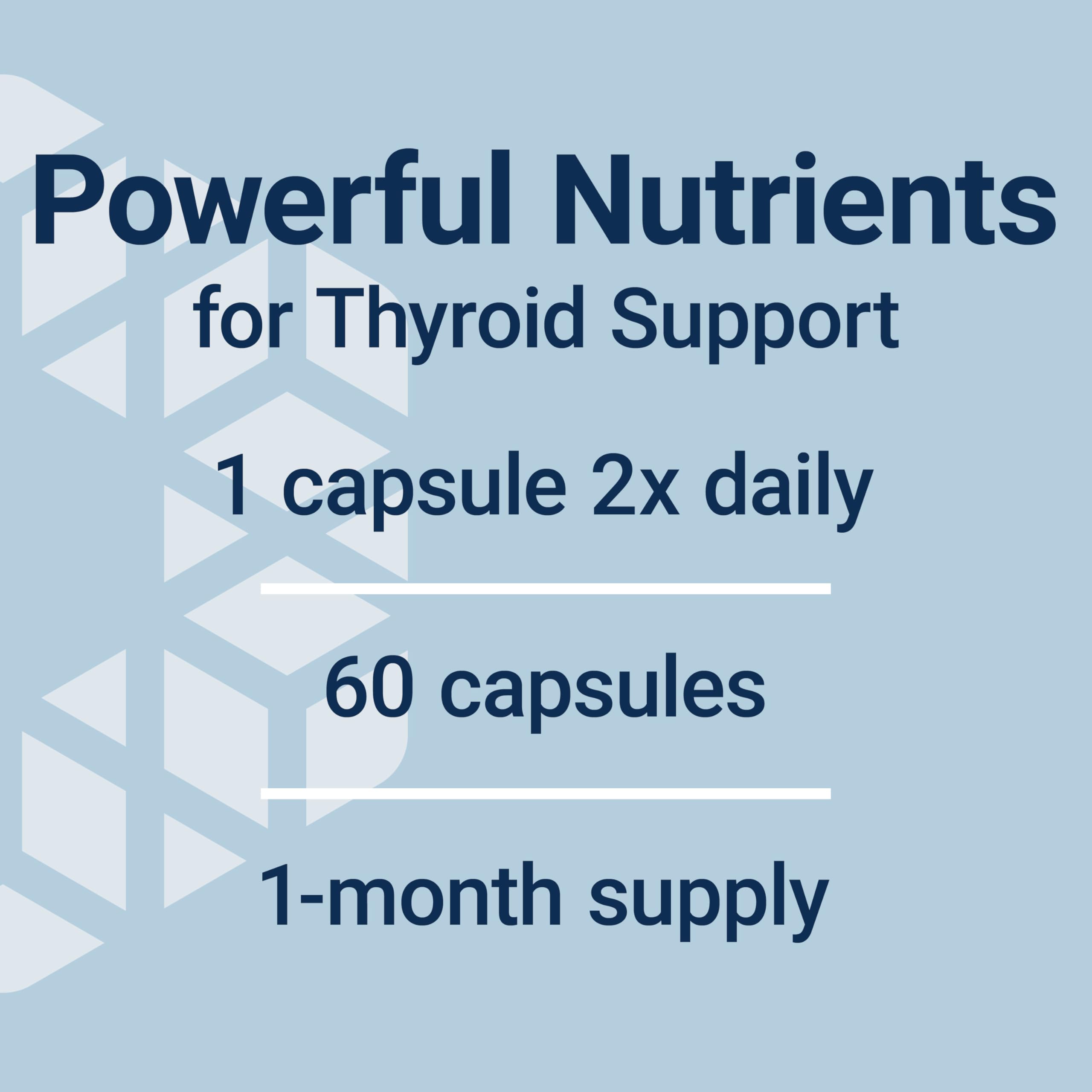 Life Extension Thyroid Support Complex capsules in a hand