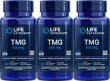 Life Extension TMG 500 mg Liquid Vegetarian Capsules front view