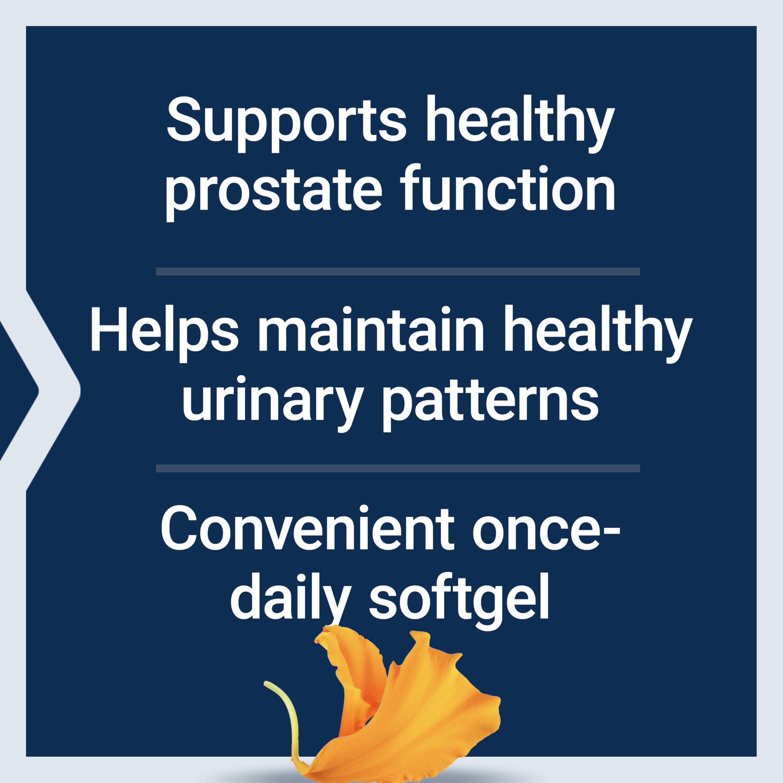 Life Extension Triple Strength ProstaPollen™ softgel close-up