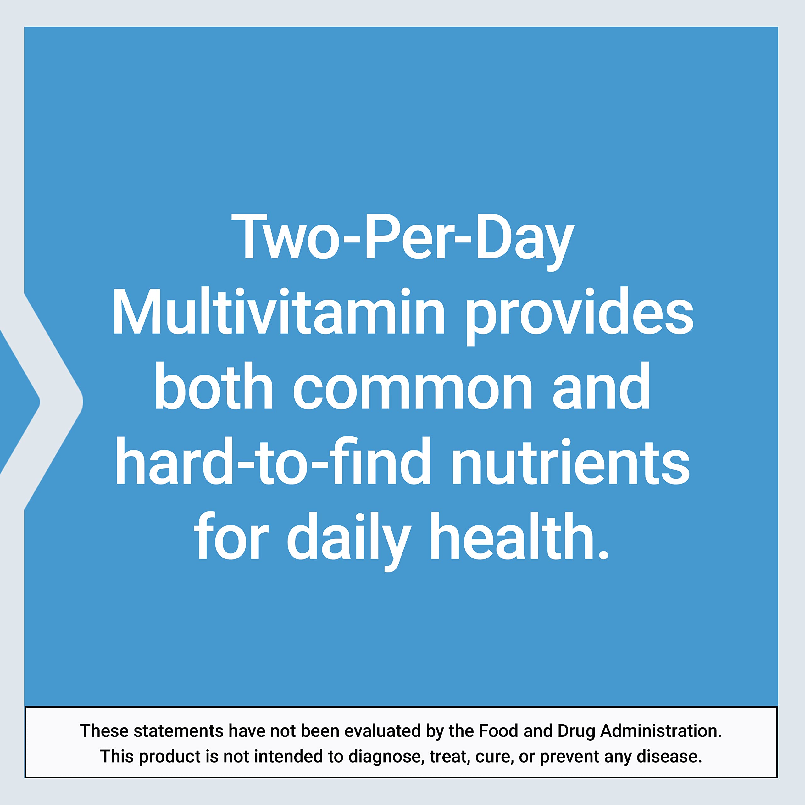 Life Extension Two-Per-Day Multivitamin ingredients list