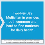 Life Extension Two-Per-Day Multivitamin ingredients list