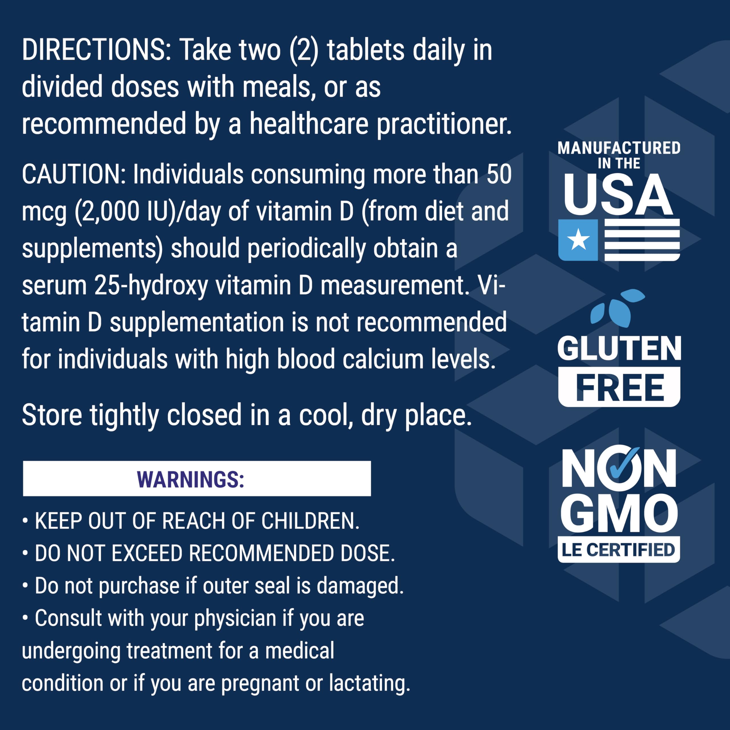 Life Extension Two-Per-Day Multivitamin packaging with dosage details