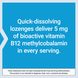 Life Extension Vitamin B12 Methylcobalamin lozenges close-up