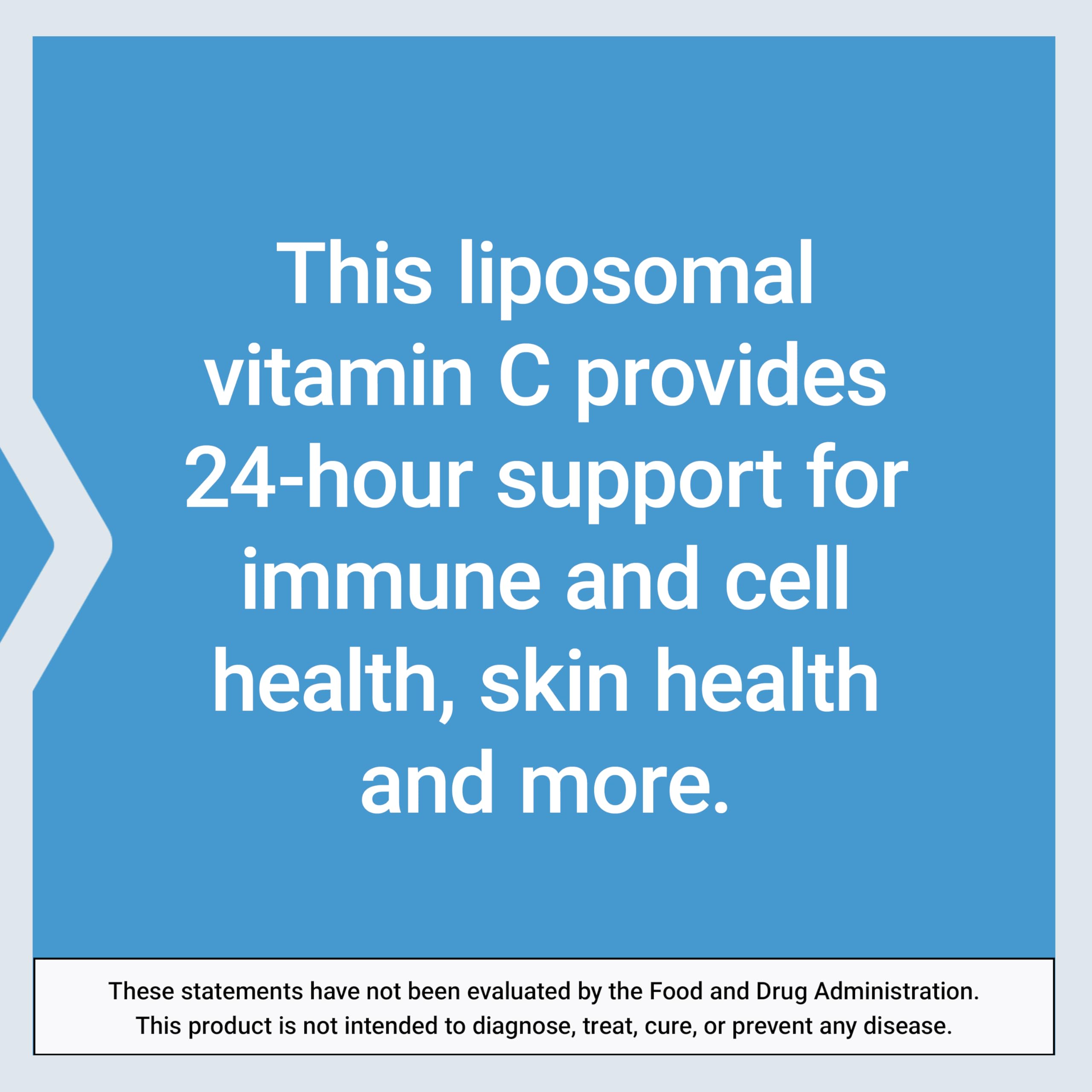 Life Extension Vitamin C 24-Hour Liposomal Hydrogel back view